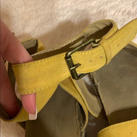 Target Shoes | Target Yellow Platform Sandals | Poshmark